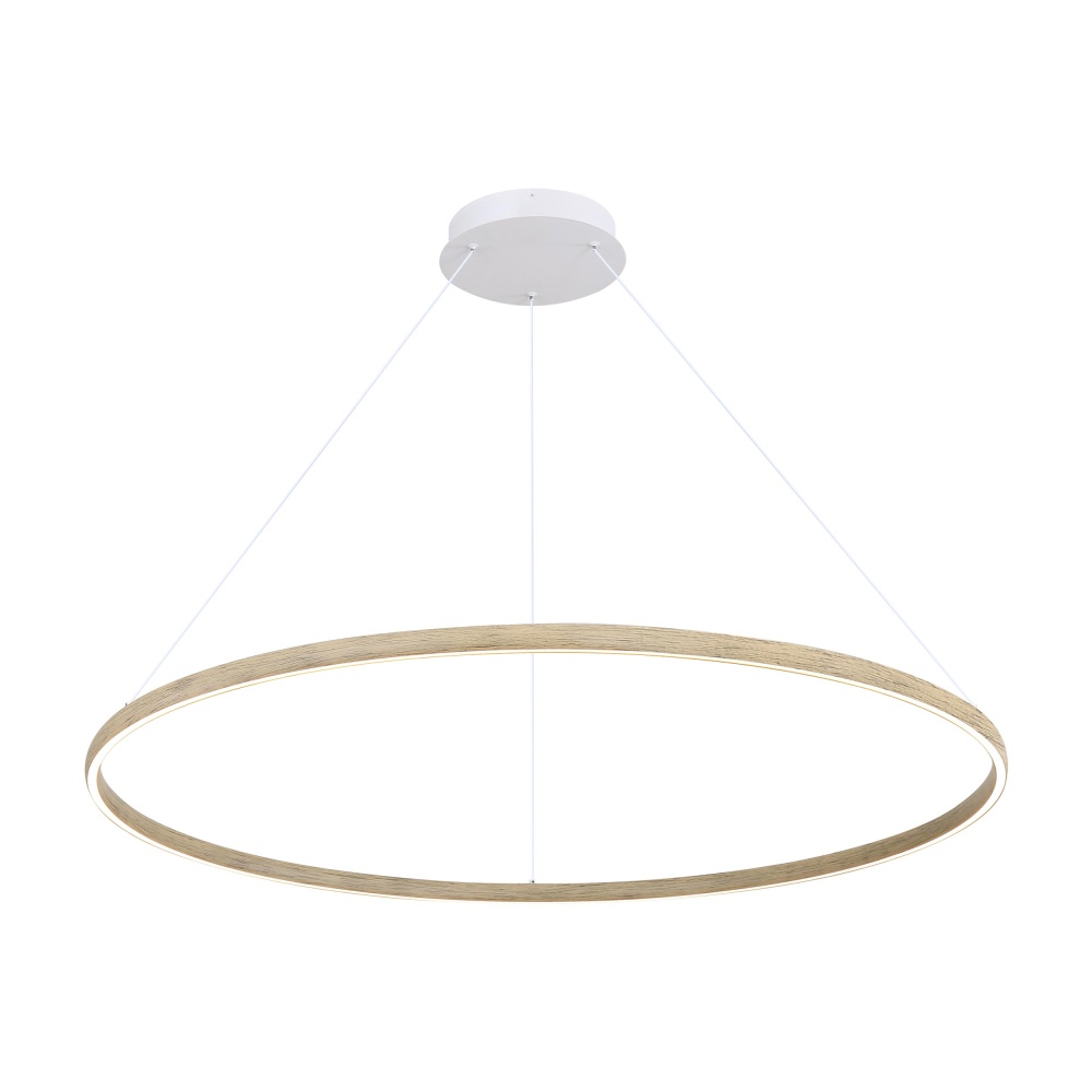 Golden Lighting Veritas Integrated LED 71in Chandelier in Driftwood